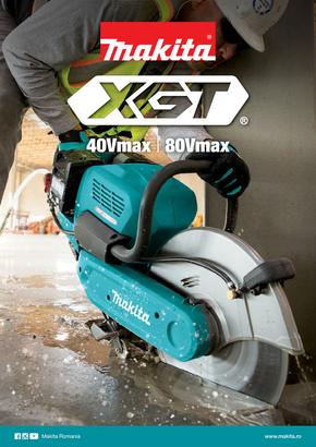 Catalog Makita |  Mașini cu acumulatori XGT 40Vmax / 80Vmax | 2024-02-06T00:00:00.000Z - 2025-05-31T00:00:00.000Z